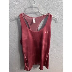 Under‎ Armour Womens Size Large Pull Over Activewear Tank Top Rust Color